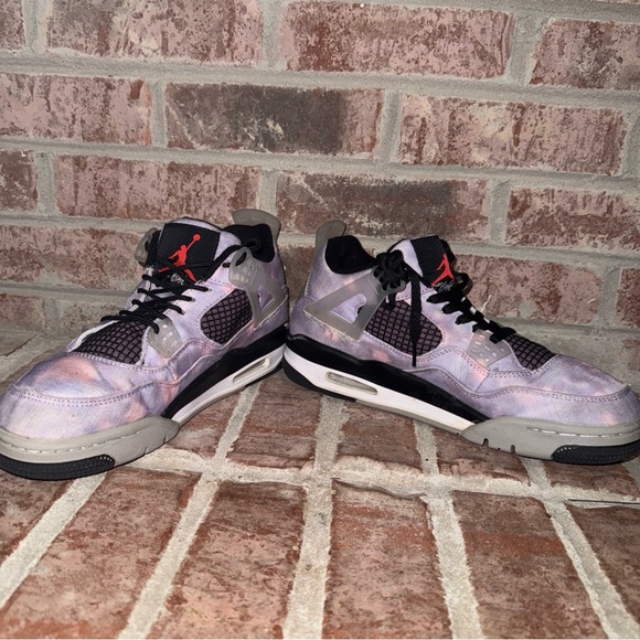 Mens Jordan 4 retro “zen master “ purple size 8.5 - Picture 6 of 12